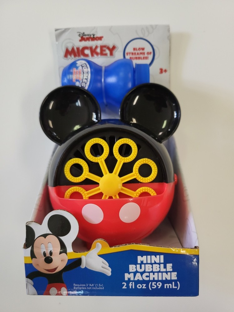 Disney Junior S23 Mickey Mouse 2 Fl Oz Bubble Machine