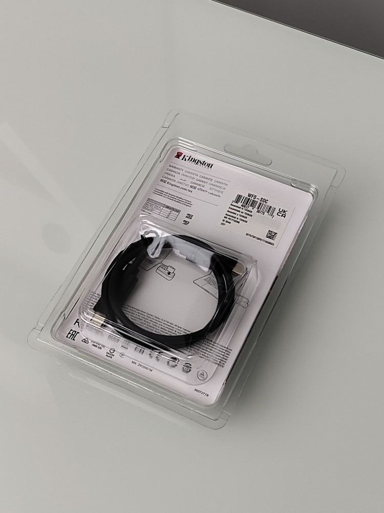 Kingston Technology Workflow Type C USB3.2 Gen 1 MicroSD Card Reader