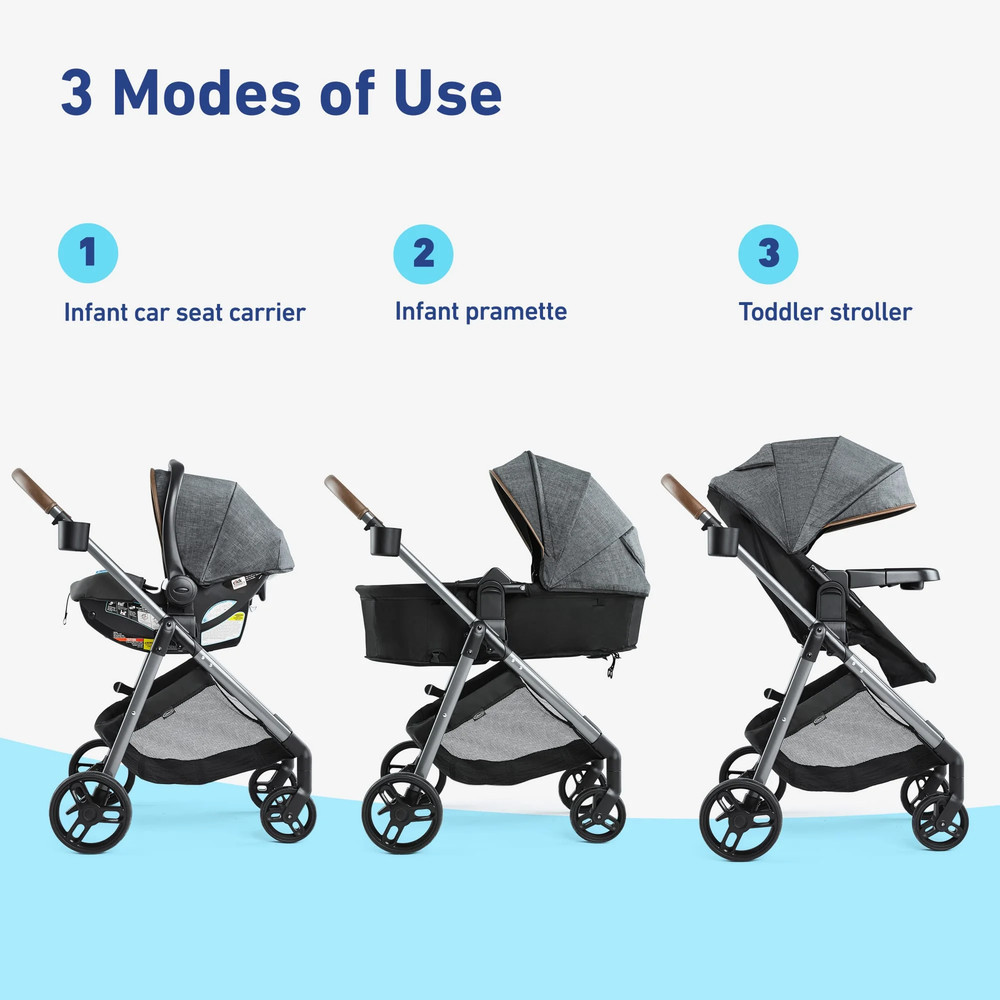® Modes™ Trio Travel System, Hemlock, Black