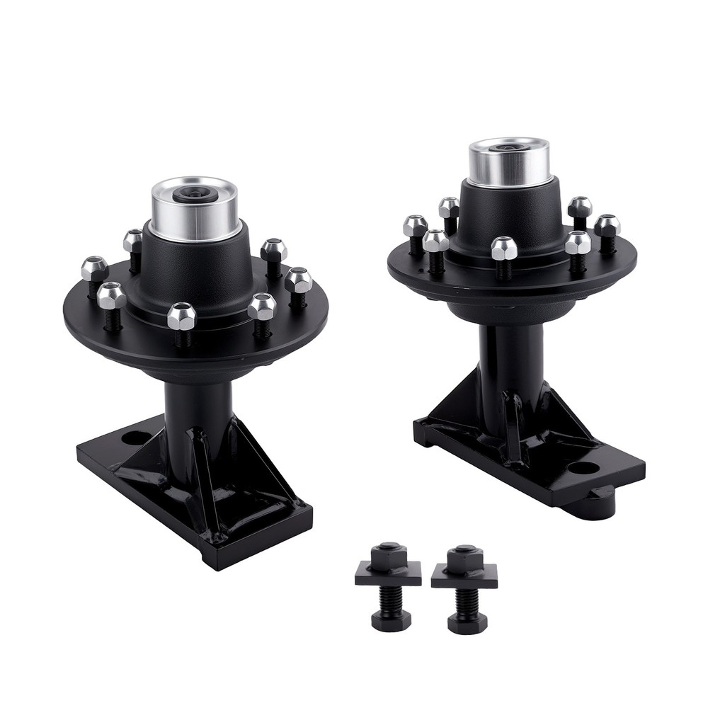 Container Wheel Assembly Kit for 8x6.5 Bolt Pattern Spindle Hub Set #42 Pair