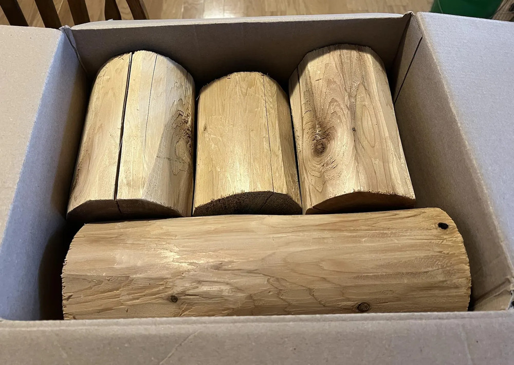 Larger Diameter Cedar Log Ends