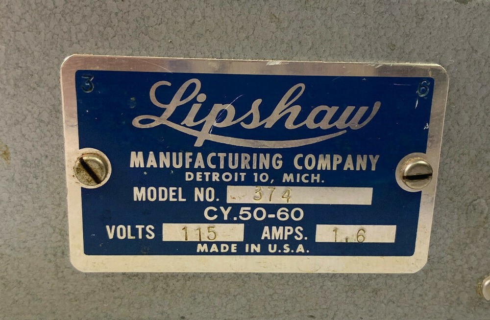 Lipshaw 374 Slide Warming Table