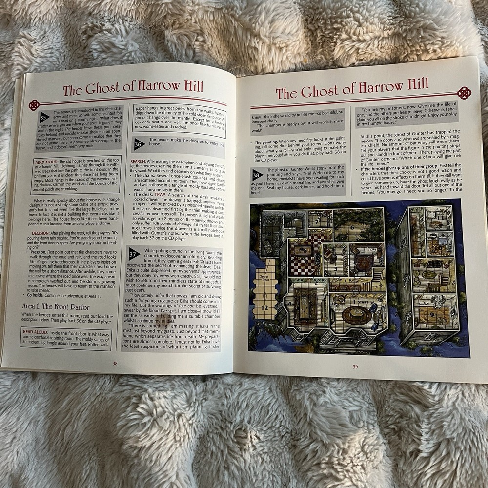 Introduction To Advanced Dungeons & Dragons Master Guide & Players Handbook 1995