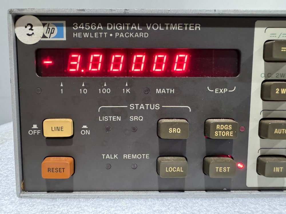 HP 3456A 6.5 Digits Digital Voltmeter