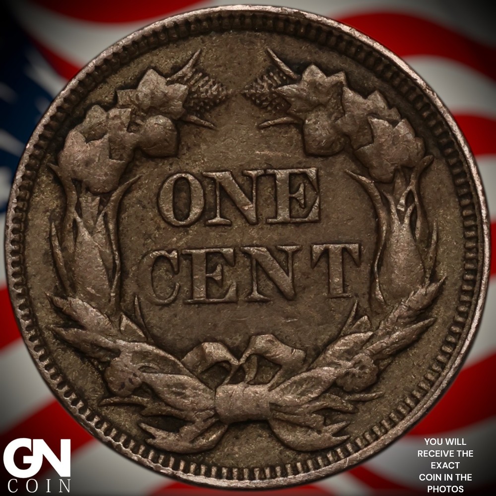 1857 Flying Eagle Cent Penny A1587