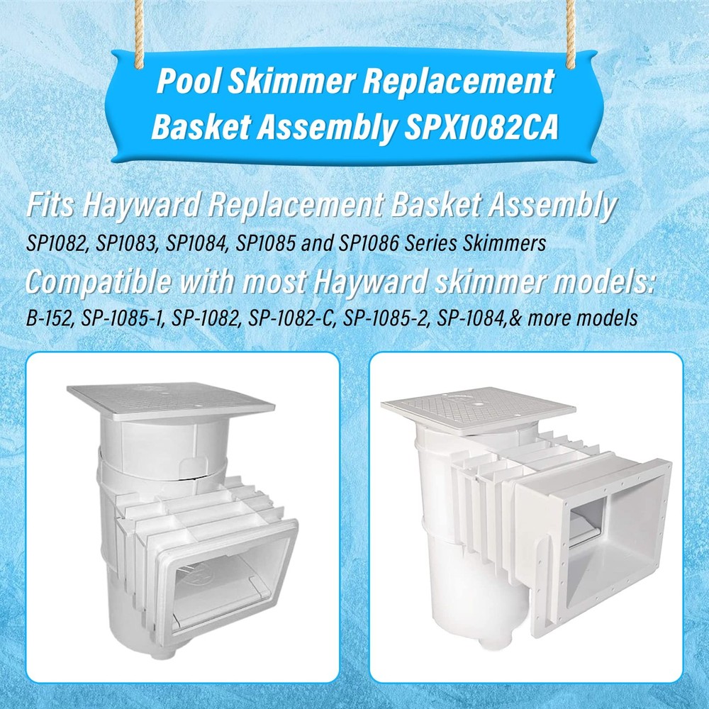 Pool Skimmer Basket Replacement for SPX1082CA and B152 Filter