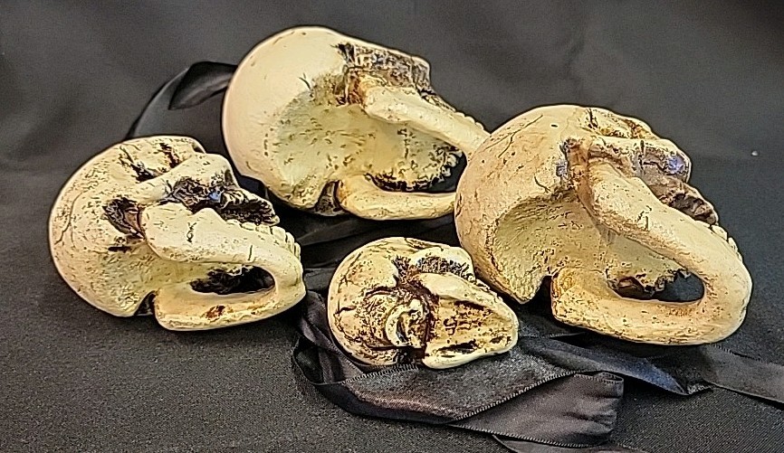 Hanging Bunch Of Skulls