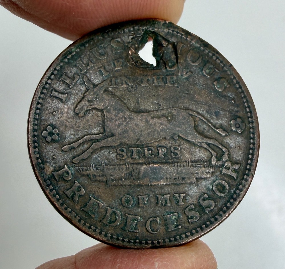1837 Executive Experiment  Hard Time Token  -  96609