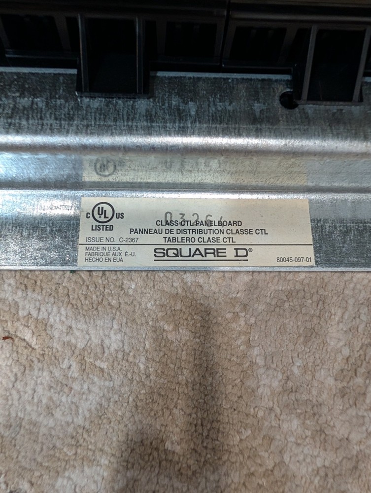 Square D Breaker Panel Board NQOD424L100CU