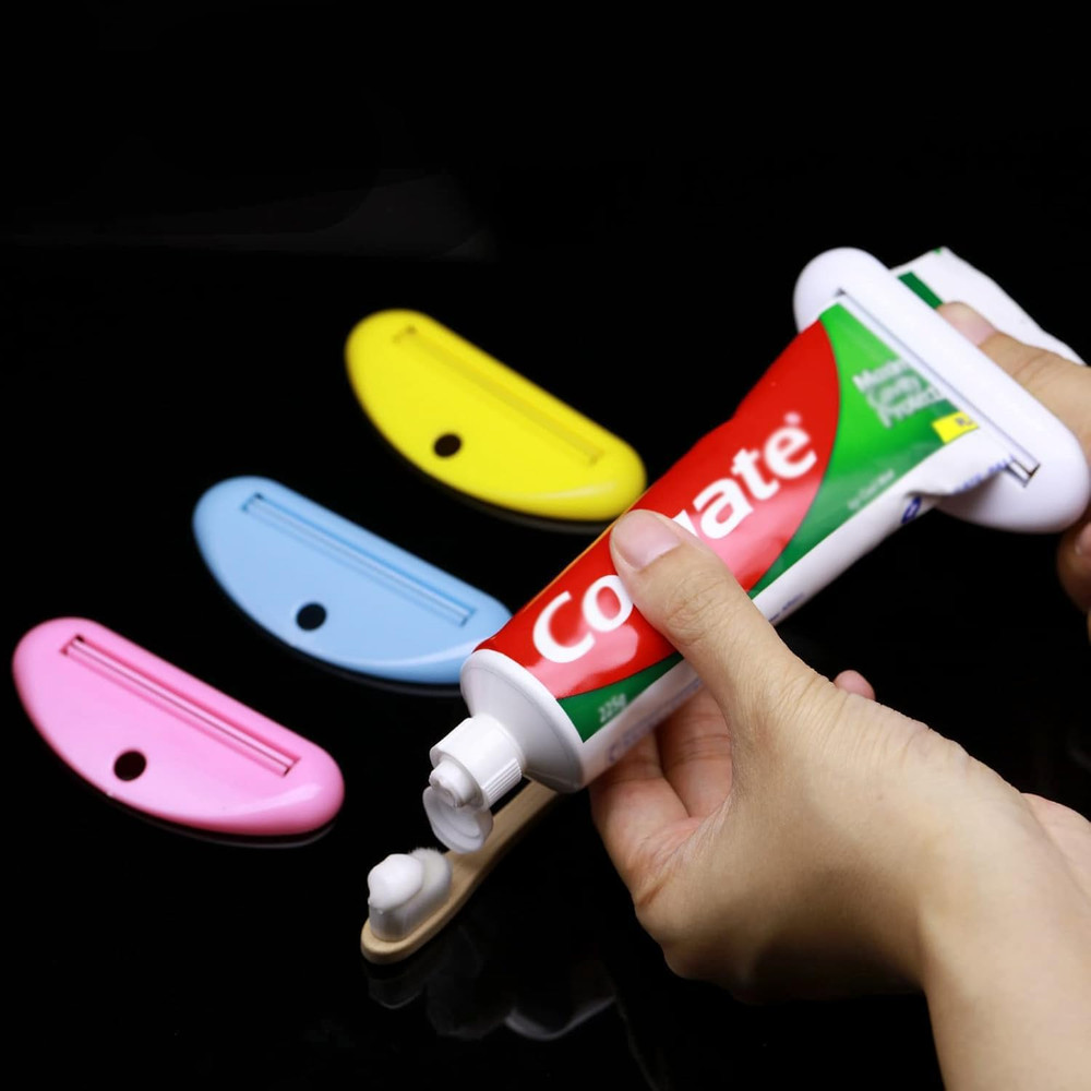 8-Piece Tube Squeezer Dispenser Set - Toothpaste Holder Roller, Bathroom Extract