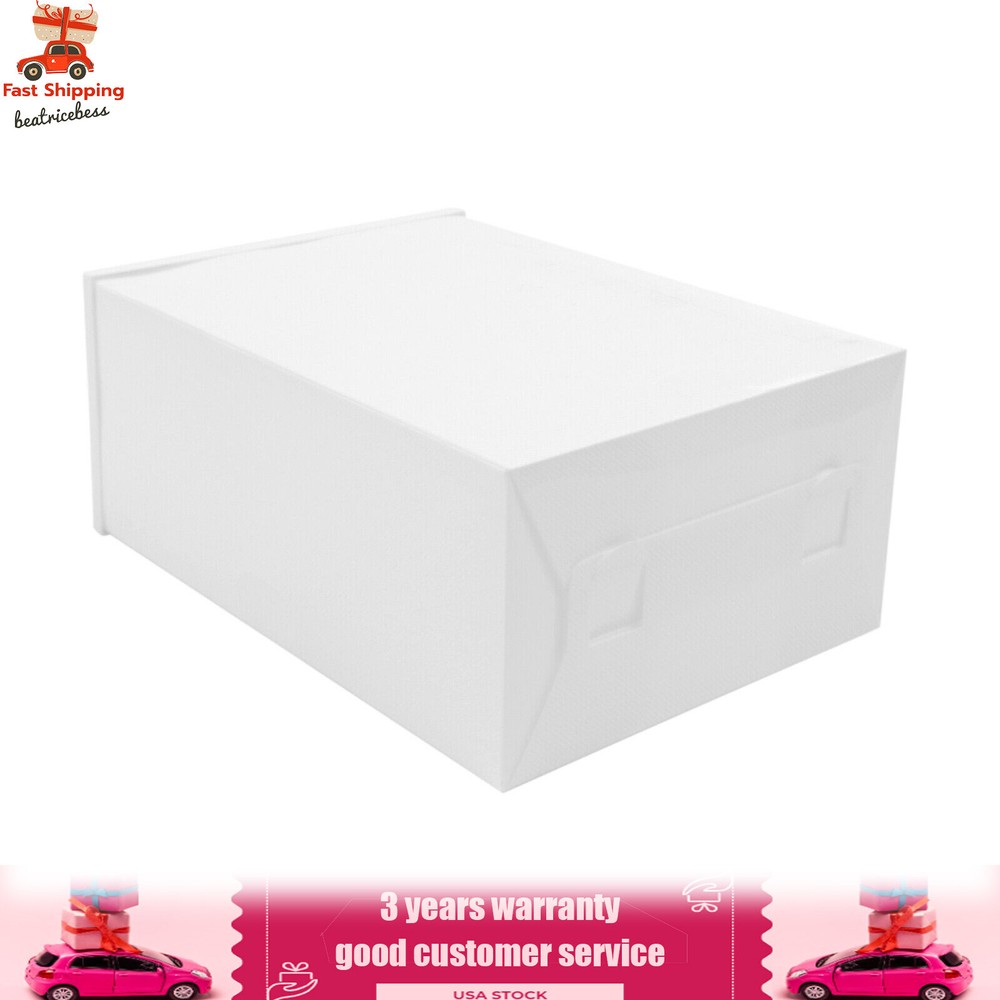 20Pcs Plastic Shoes Storage Box Stackable Display Case Sneaker Organizer Case