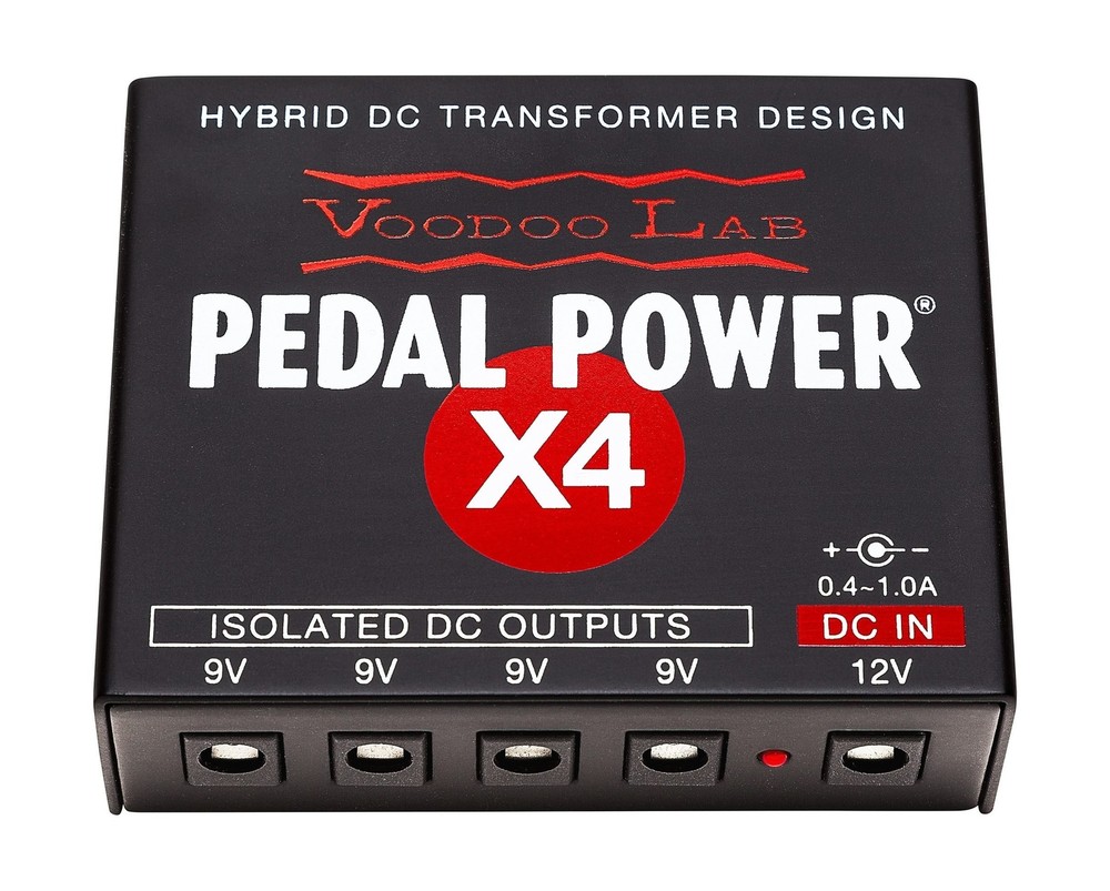 Voodoo Lab Dingbat Tiny Pedalboard with Pedal Power X4