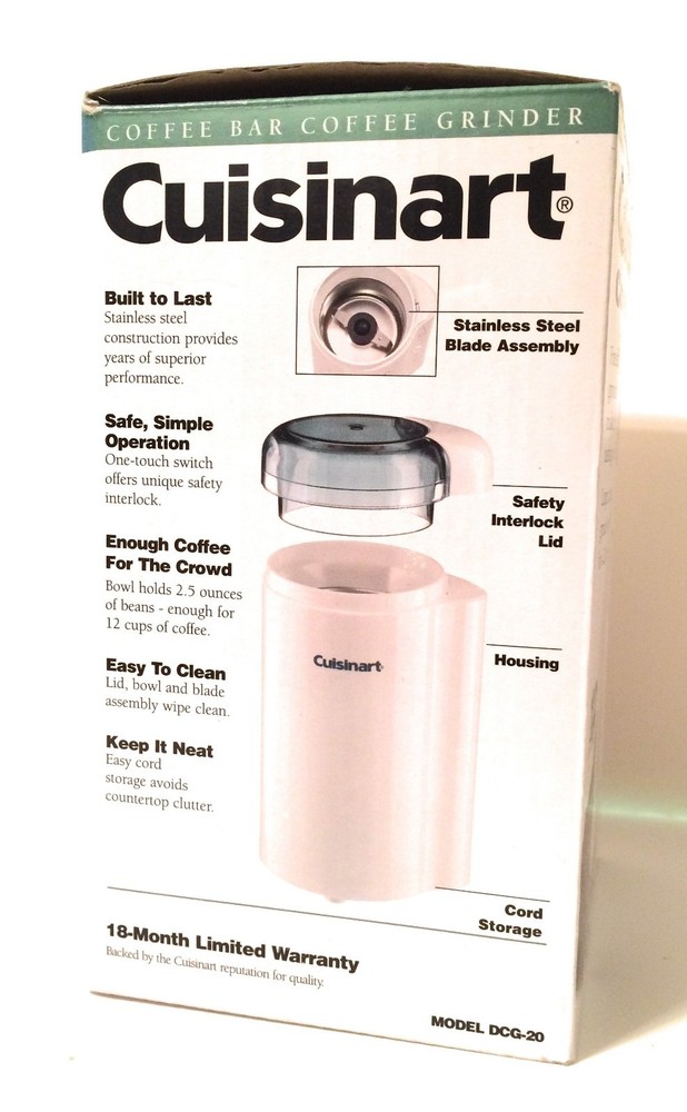 Cuisinart Coffee Grinder - 2.5 oz. bowl - 12 cup capacity