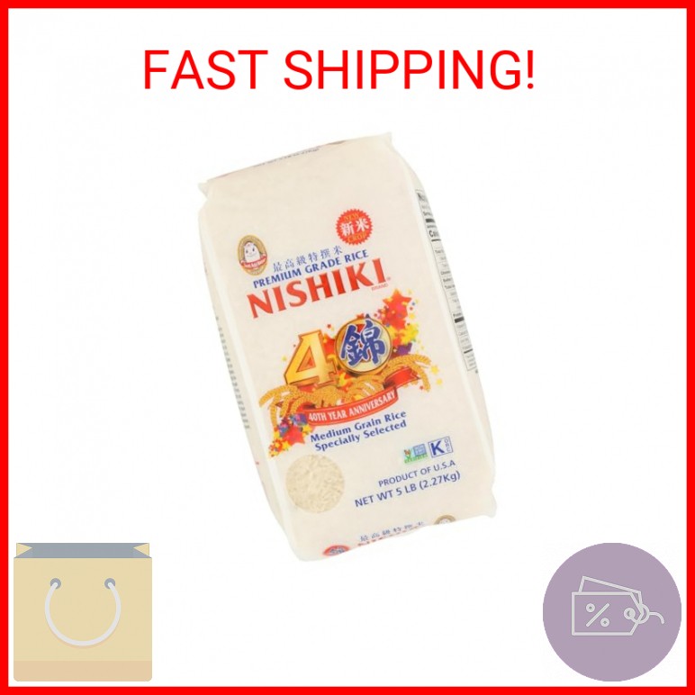 Nishiki Medium Grain Rice, 80 Ounce