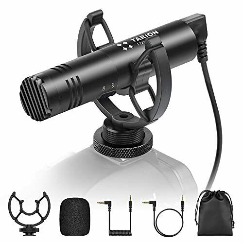 TARION On-Camera Microphone Video Mic Ultra-Compact Camera-Mount Microphone w...