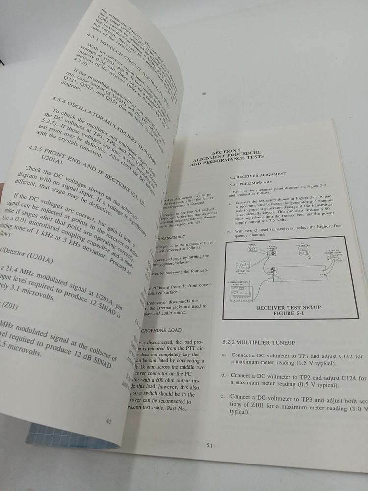E.F. Johnson Challenger 2442 Handheld Service Manual