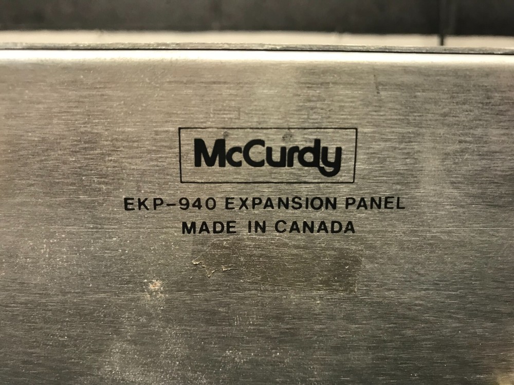 McCurdy EKP-940 Expansion Panel with Power Cord