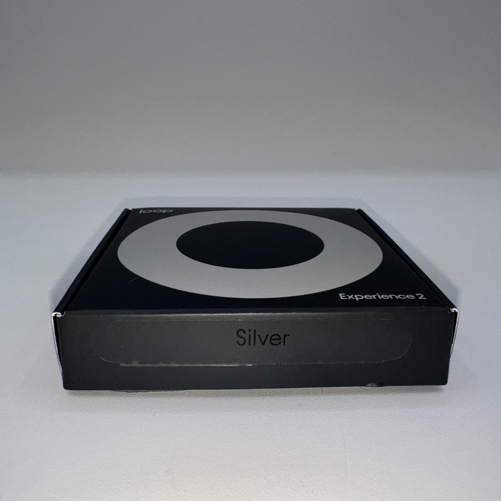Loop Experience 2 Earplugs Silver SNR 17|12 dB Noise Reduction - Open Box