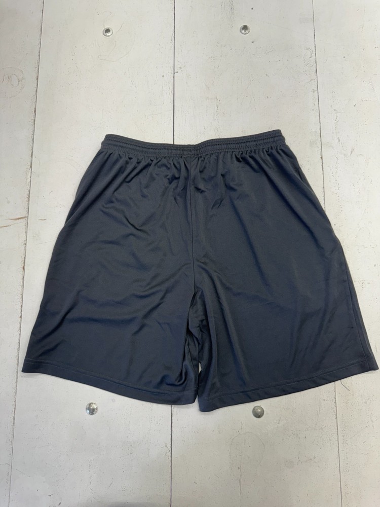 Sport Tek Solid Light Gray Drawstring Athletic Shorts Unisex Adults Size Medium