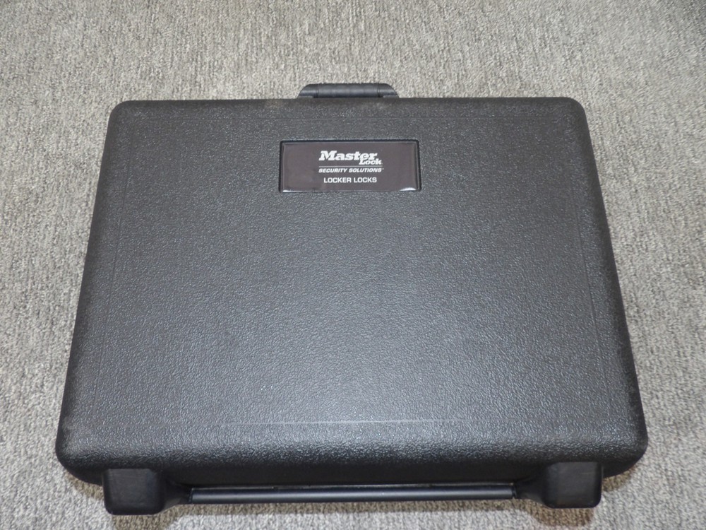 Master Lock Security Solutions Locker Locks Portable Storage Case Black Foam