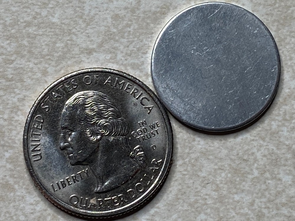 T9191 Soft Drinks & Pool, Unknown Anillo Restrike Arcade Token