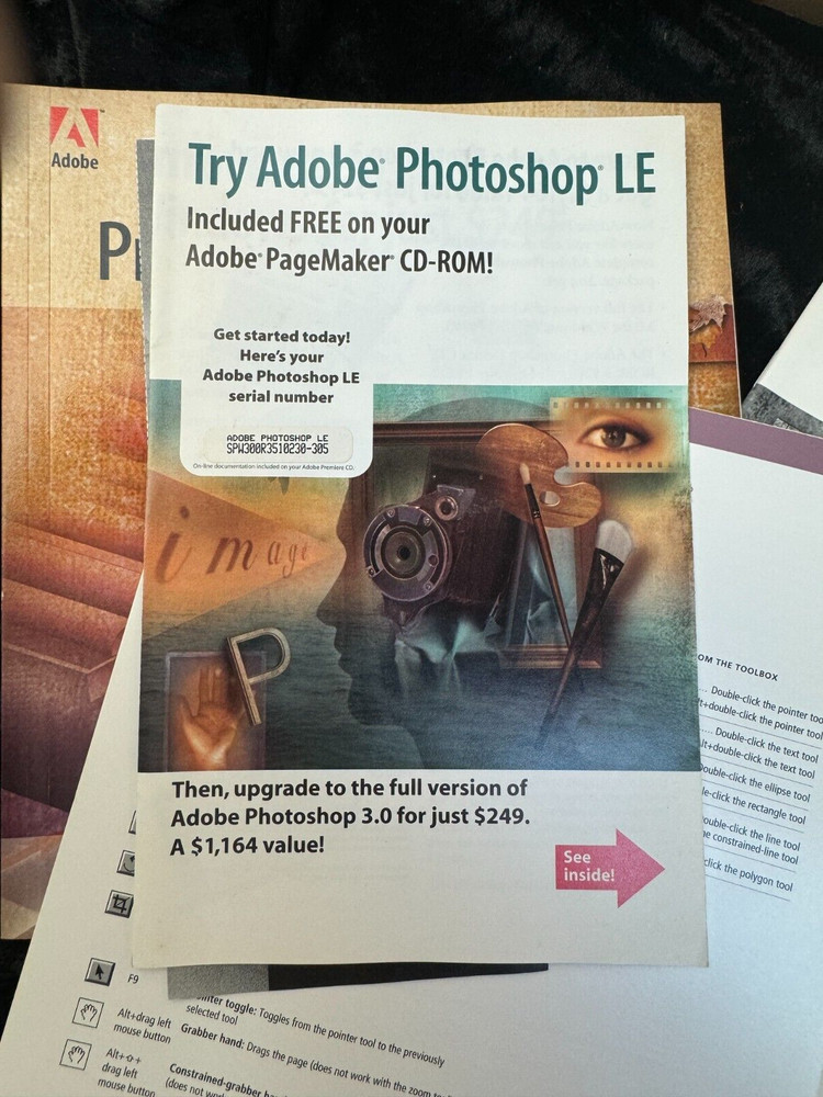 Adobe Pagemaker 6.0 Upgrade Software Bundle 3.5 & CD Media Type on Call