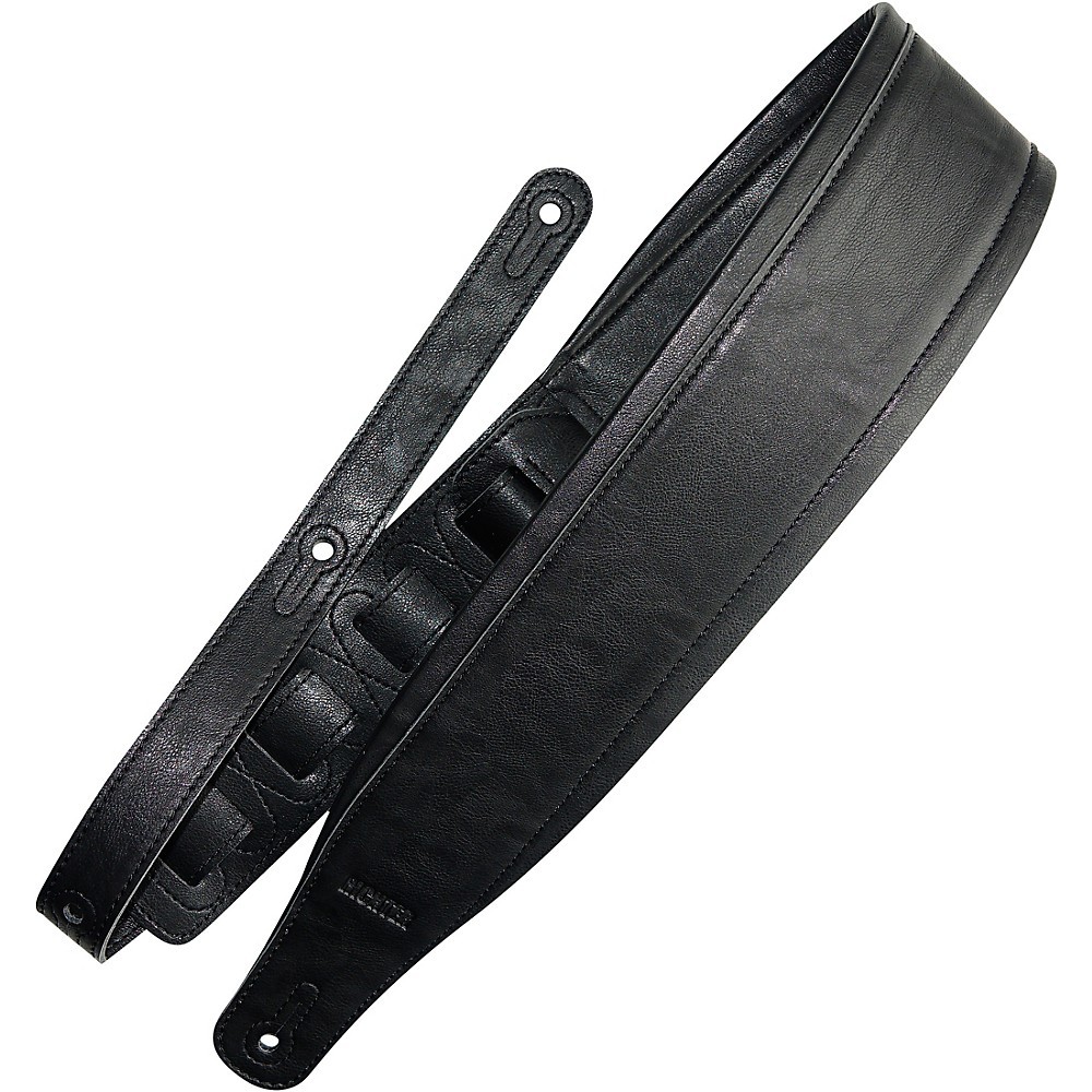 RICHTER Backline Guitar Strap Black 3.14 in.