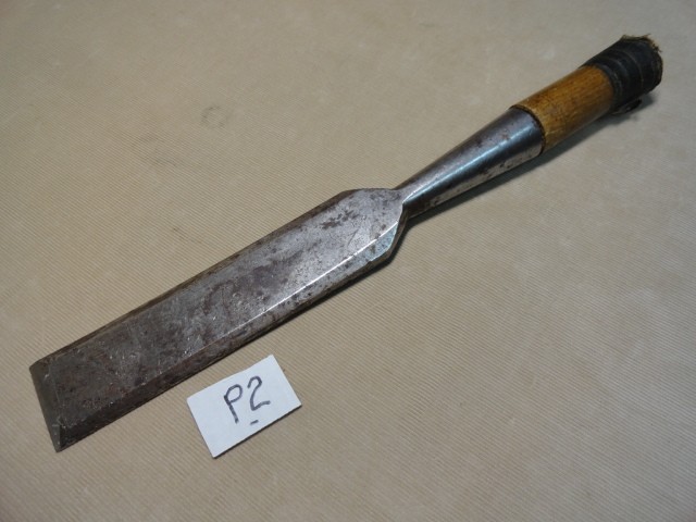 PS&W Co Heavy Framing Socket Mortise Chisel 2" Timber Frame Slick GOOD ONE 'P2'