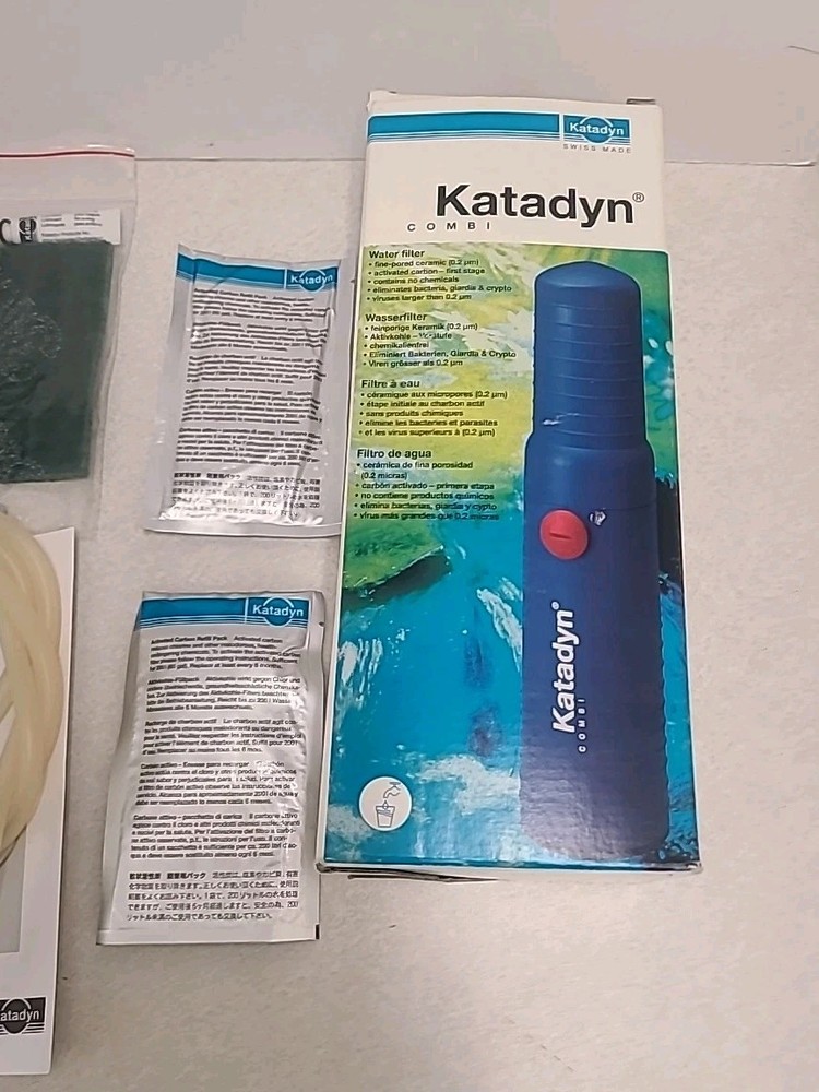 KATADYN Combi Water Filter System Swiss Made NEW open box