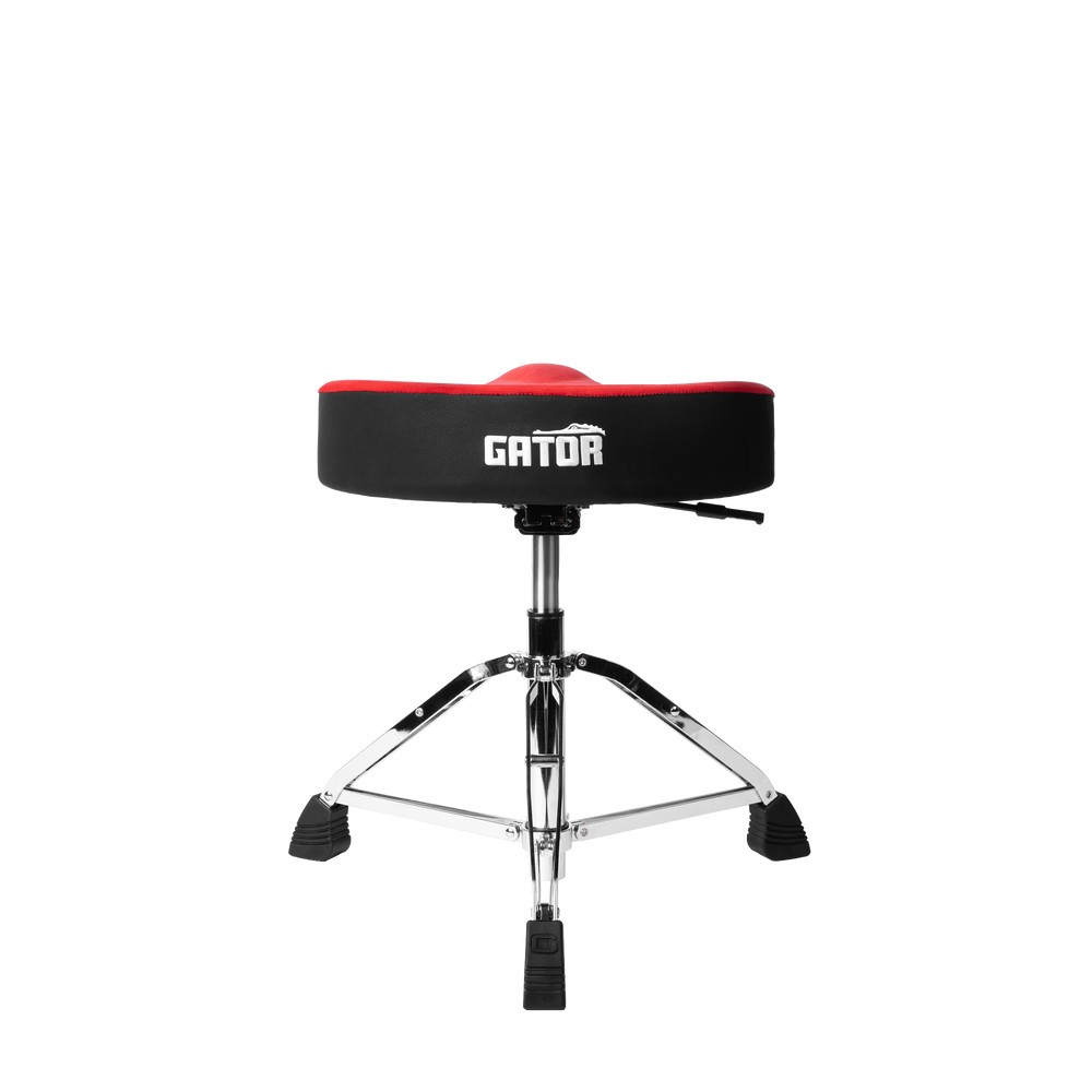 Gator GP-DTH-ASD Percussion Saddle Drum Throne, Red