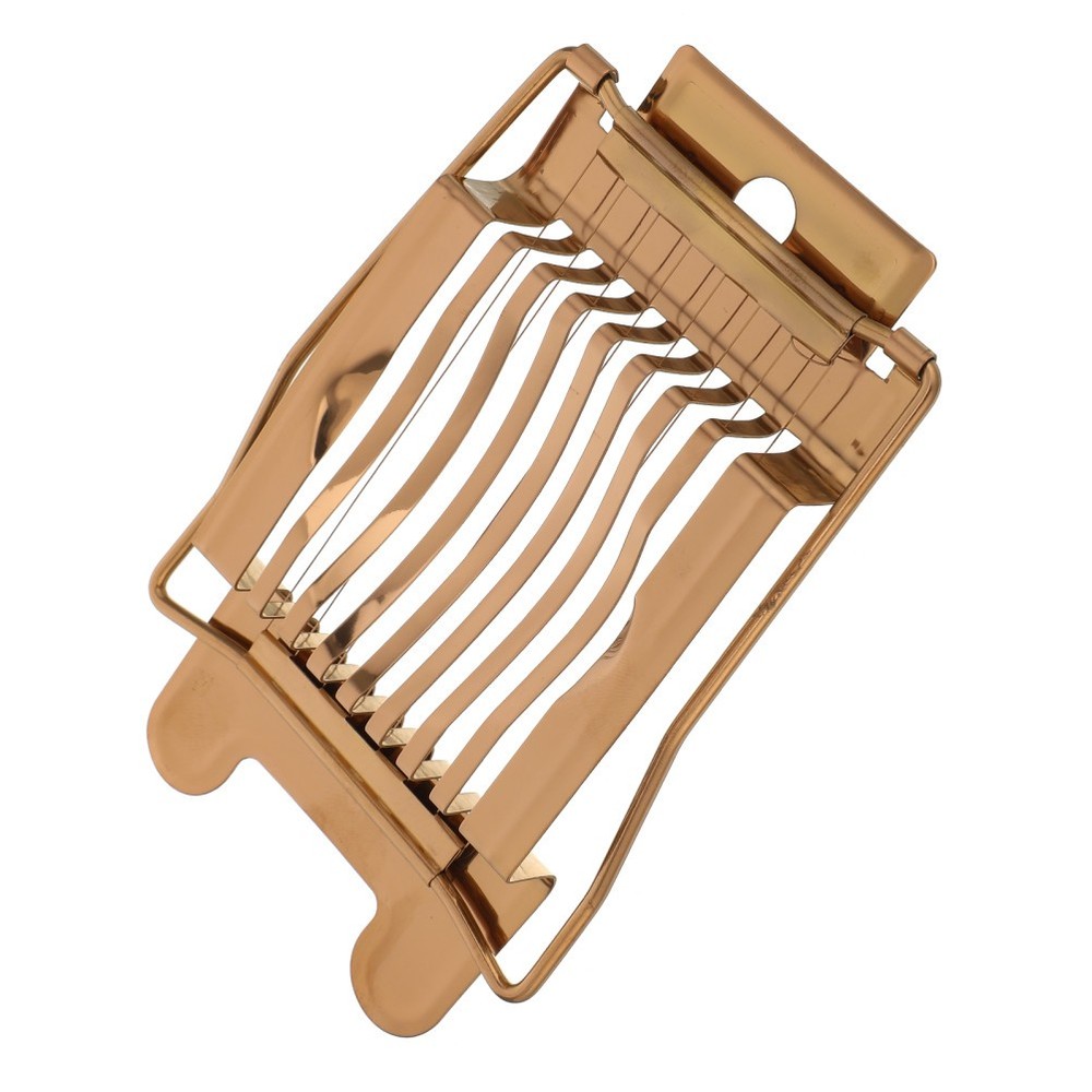 Stainless Steel Egg Cutter Deviled Slicer Adjustable for Boiled Eggs