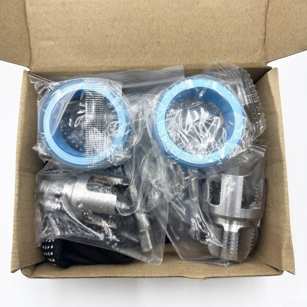 10Pcs PVCPipe Threader Kit 1/2" 3/4" 1" NPT Integrated Internal & External Pipe
