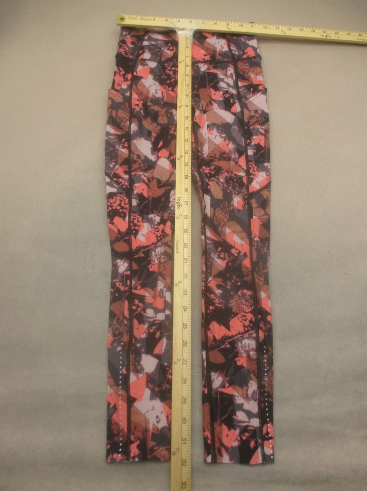 Lululemon Size 4 Womens Multicolor Compression Pull On Athletic Leggings 426