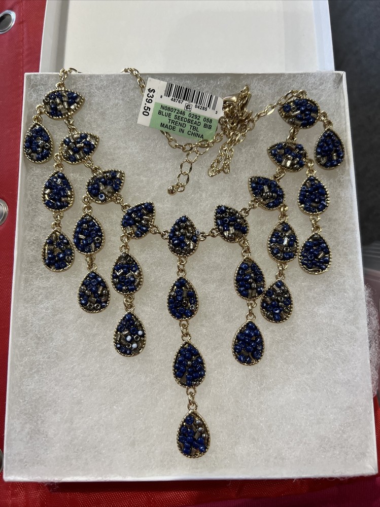 inc neclace beaded 18 inch stunning