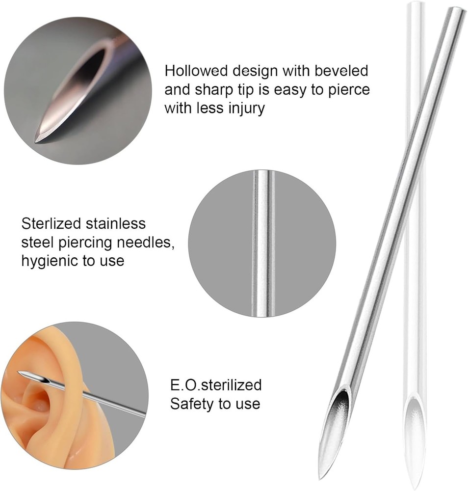 Piercing Kit - 43Pcs Autdor Professional Includes 25Pcs Mixed...