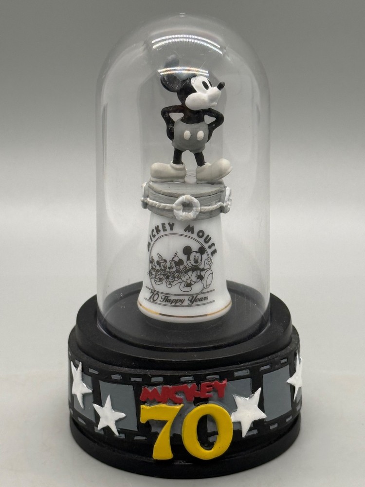 THIMBLE Disney Mickey Mouse 70th Anniversary Happy Years Thimble