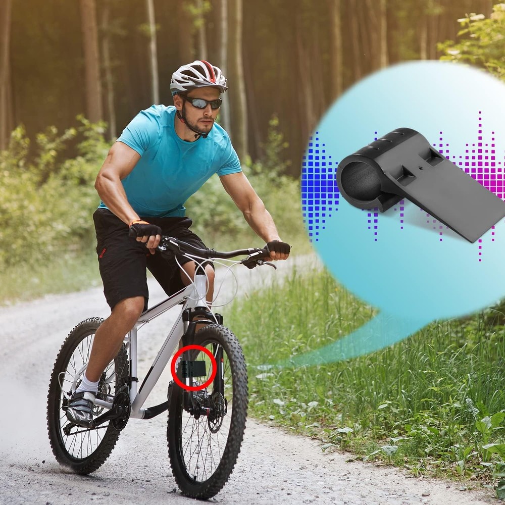 Bicycle Sound Maker Exhaust System 4pc Black