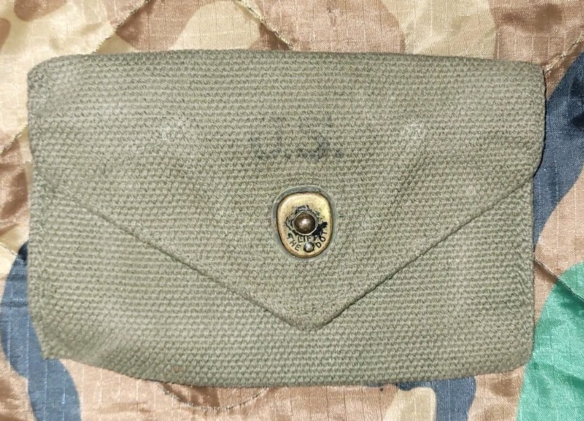 Us Military Small Web Belt Canvas Pouch