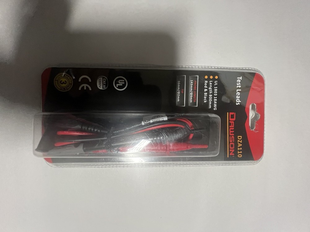 Dawson DZA 100 Test Leads Length 800 MM