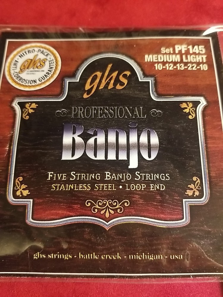 3 Set Lot Of Banjo Strings