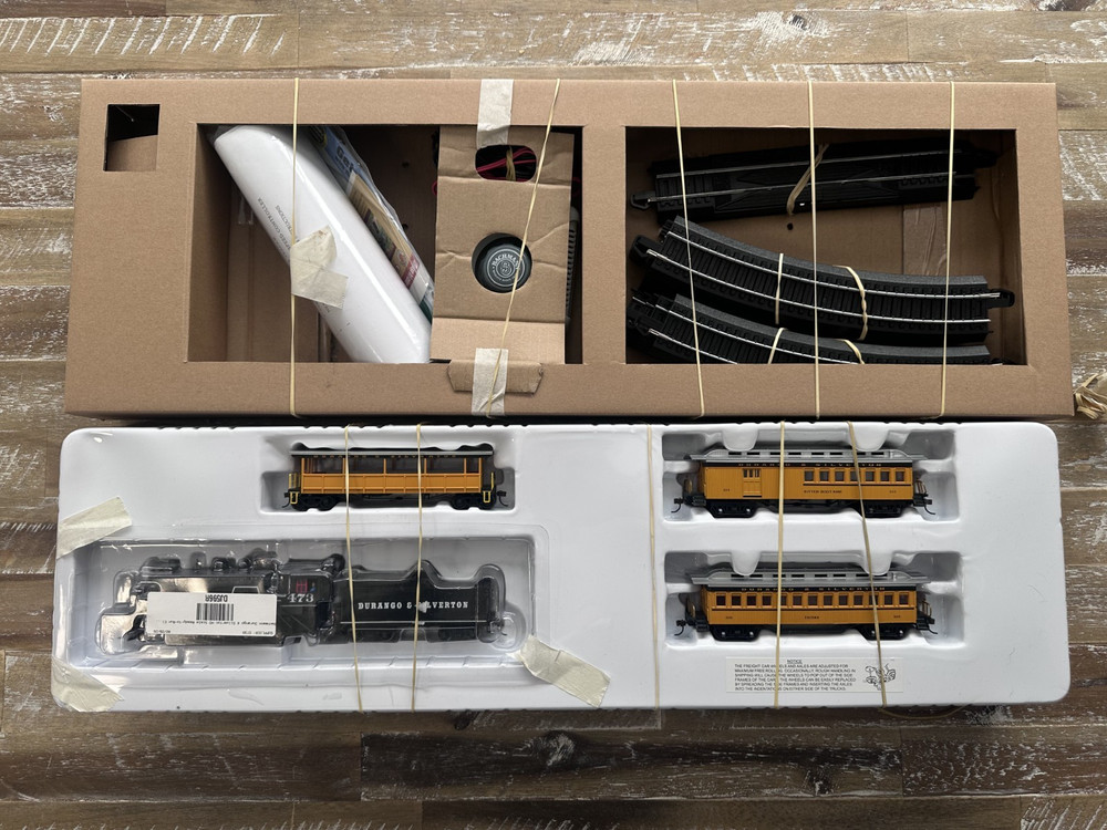 Bachmann Durango & Silverton HO Train Set Tested Working w/Track