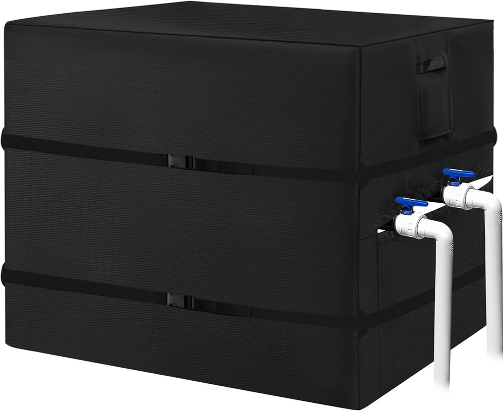 Pool Heater Cover, Pool Heat Pump Cover for Winter, 600D Waterproof Swimming Poo