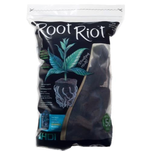 Root Riot 50 Replacement Cubes -  moistened starter plugs