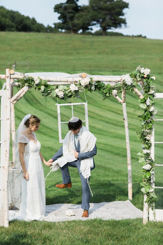 White Birch Wedding Chuppah Kit