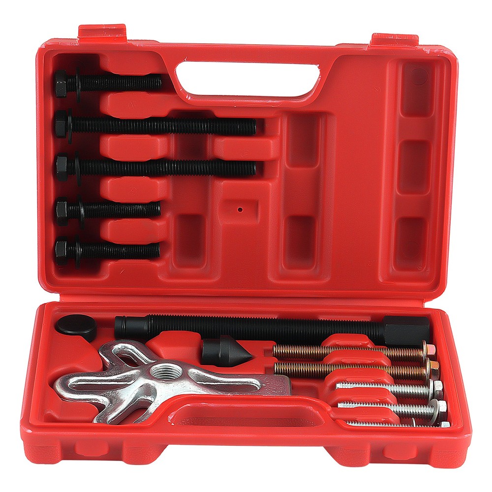 Crankshaft Pulley Puller Set 13pc Carbon Steel for Engine Harmonic Balancer