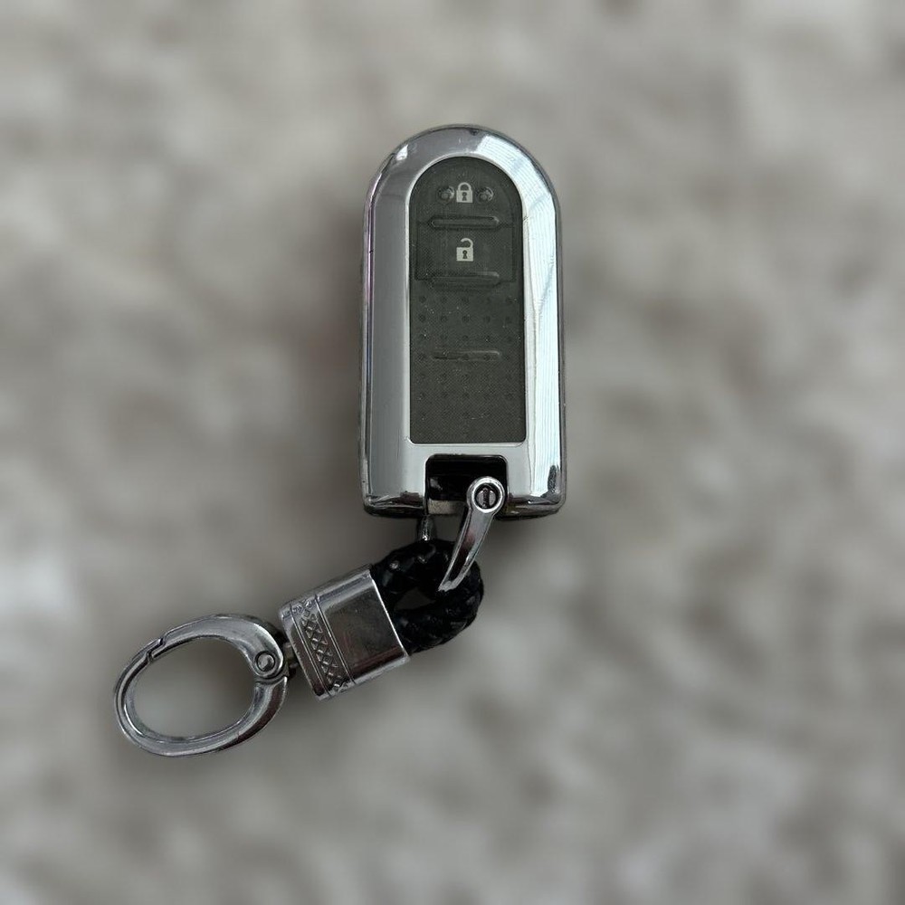 Daihatsu keyless entry remote 2-button silver with lock function Used