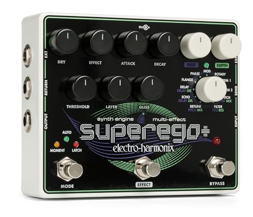 Electro-Harmonix Superego+ Synth Engine/Multi-Effects Pedal From Japan