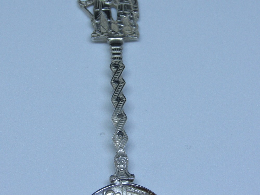 Antique Dutch Silver .833 Gift Tea Scoop - In Het Cafe