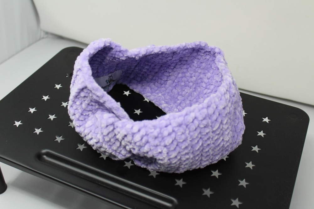 Hand Crocheted Twisted Headband - Bee's Babiez