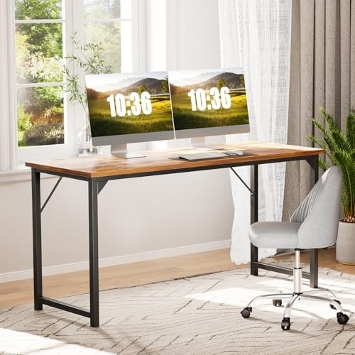 40" Small Office Desk with Headphone Hooks & Storage Bag - Modern Study Table, R